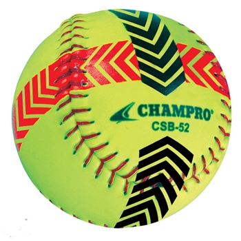 champro striped pitchers training balls - set of 2