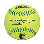 champro usssa 12" mens classic slow pitch softballs .40 cor dozen