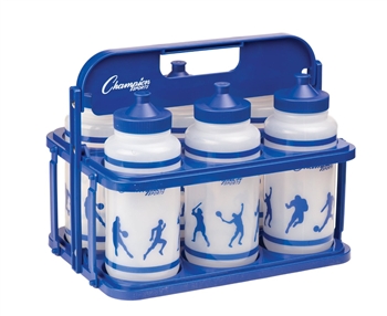 Champion Sports Collapsible Water Bottle Carrier Set