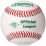 diamond d1-aaa semi pro official league game baseballs - dozen