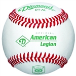 diamond d1-al american legion official game baseballs - dozen