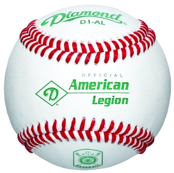 diamond d1-al american legion official game baseballs - dozen