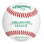 diamond d1-cl ls collegiate league baseballs - dozen