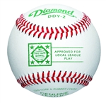 diamond dixie youth competition grade game baseballs - dozen