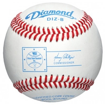 diamond dizzy dean official full leather game baseballs diz-b - dozen