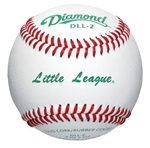 Diamond DLL-2 Little League Leather Baseballs - 10 Dozen
