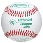 diamond nfhs official league leather game baseballs dol-mvp - dozen