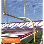 Jaypro Max-1 Aluminum Football Goal Post - 6' Offset / 30' Uprights