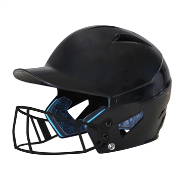 Champro HX Rise Solid Batting Helmet w/Mask