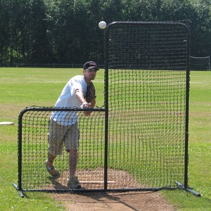 baseball l-screen pitchers screen 7x7 l-screen