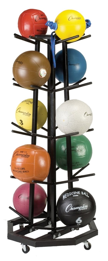 Champion Sports Deluxe Medicine Ball Tree