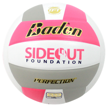 Baden Perfection Dig Pink Leather Volleyball