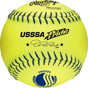 Rawlings USSSA Official 12" Softballs - PRIDEFP - Per Dozen