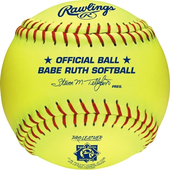 Rawlings Babe Ruth Official 11" Softballs - PX11RYLBR - Per Dozen