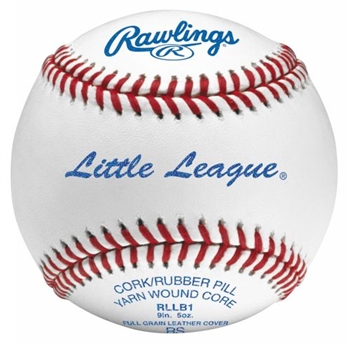 rawlings rllb little league game baseballs - dozen