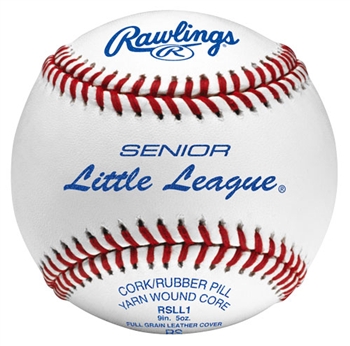 rawlings rsll1 official senior league baseballs - dozen