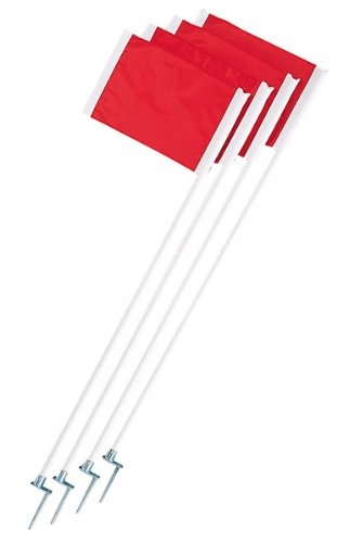 Champion Sports Steel Peg Corner Flags