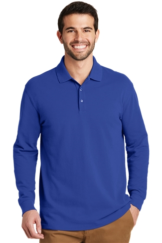 Men's EZCottonâ„¢ Long Sleeve Polo