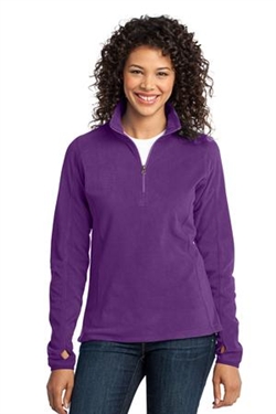 Ladies Microfleece 1/2-Zip Pullover