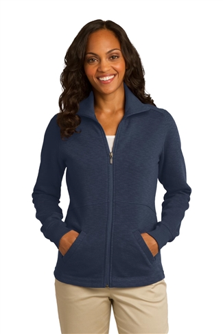 Ladies Slub Fleece Full-Zip Jacket