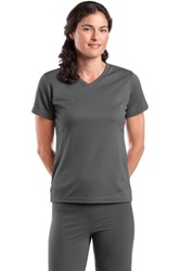 Ladies Dri-Mesh V-Neck Running Shirt