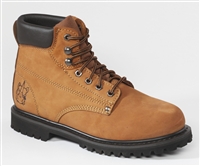 68C58 - Rhino 6 Inch Lug Nubuck Work Boot - Brown