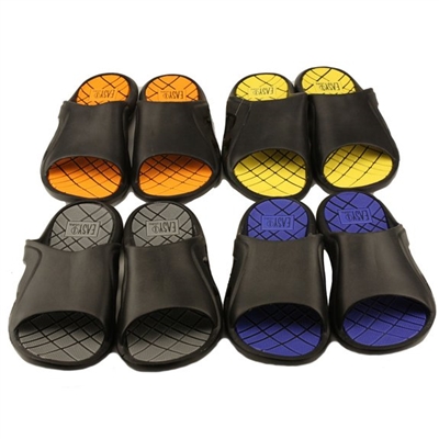 Men's Sport Slide-in Slippers, Light Weight Flip Flops for indoors or outdoors - In 4 colors