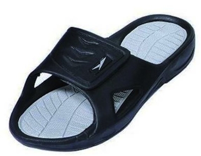 The 138 Men's Rubber Slide Sandal Velcro Strap Sandals