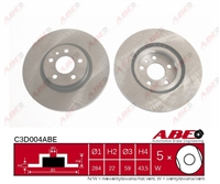 Zavorni diski ABE spredaj 284 mm Alfa 147, 156, 164, GT, GTV, Spider