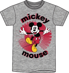 Adult Mickey Prism Tee, Gray
