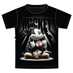 Adult Unisex T-Shirt Spotlight Mickey, Black