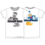 Adult Hangin with Donald Front Back Tee, White