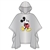 Adult Classic Mickey Standing Poncho (No Namedrop)