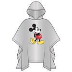 Adult Classic Mickey Standing Poncho (No Namedrop)