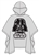 Adult Poncho Raincoat Star Wars Darth Vader, Clear
