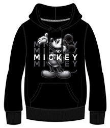 Adult Pullover Hoodie Seeing Mickey, Black