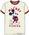 Adult Ringer Tee Mickey Standing, Ivory (Florida Namedrop)