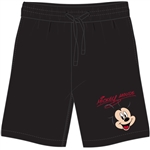 Youth Shorts Mickey Name, Black