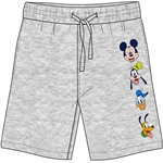 Youth Shorts Mickey Friends Line Up, Gray