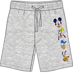 Youth Shorts Mickey Friends Line Up, Gray