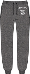 Adult Jogger Pants Harry Potter Hogwarts Crest, Gray