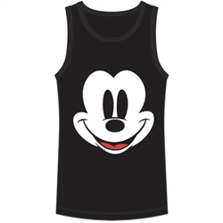 Men's Tank Happy Face Mickey, Black