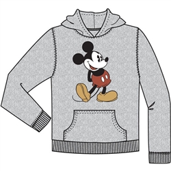Youth Head to Toe Mickey Pullover Hoodie, Gray