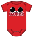 Infant Onesie Family Brother Fan, Red