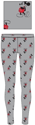 Junior Mickey Kickback Leggings, Gray