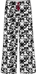 Adult Pant Mickey Checkers, White