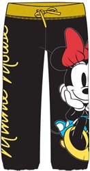 Junior Minnie Mouse Signature Lean Capri Pant, Black Yellow