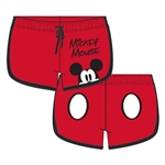 Junior Mickey Peeking Short, Red