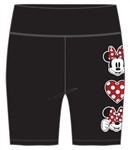 Biker Shorts Minnie Faces, Black