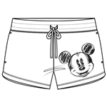 Junior Short Heads up Mickey, White